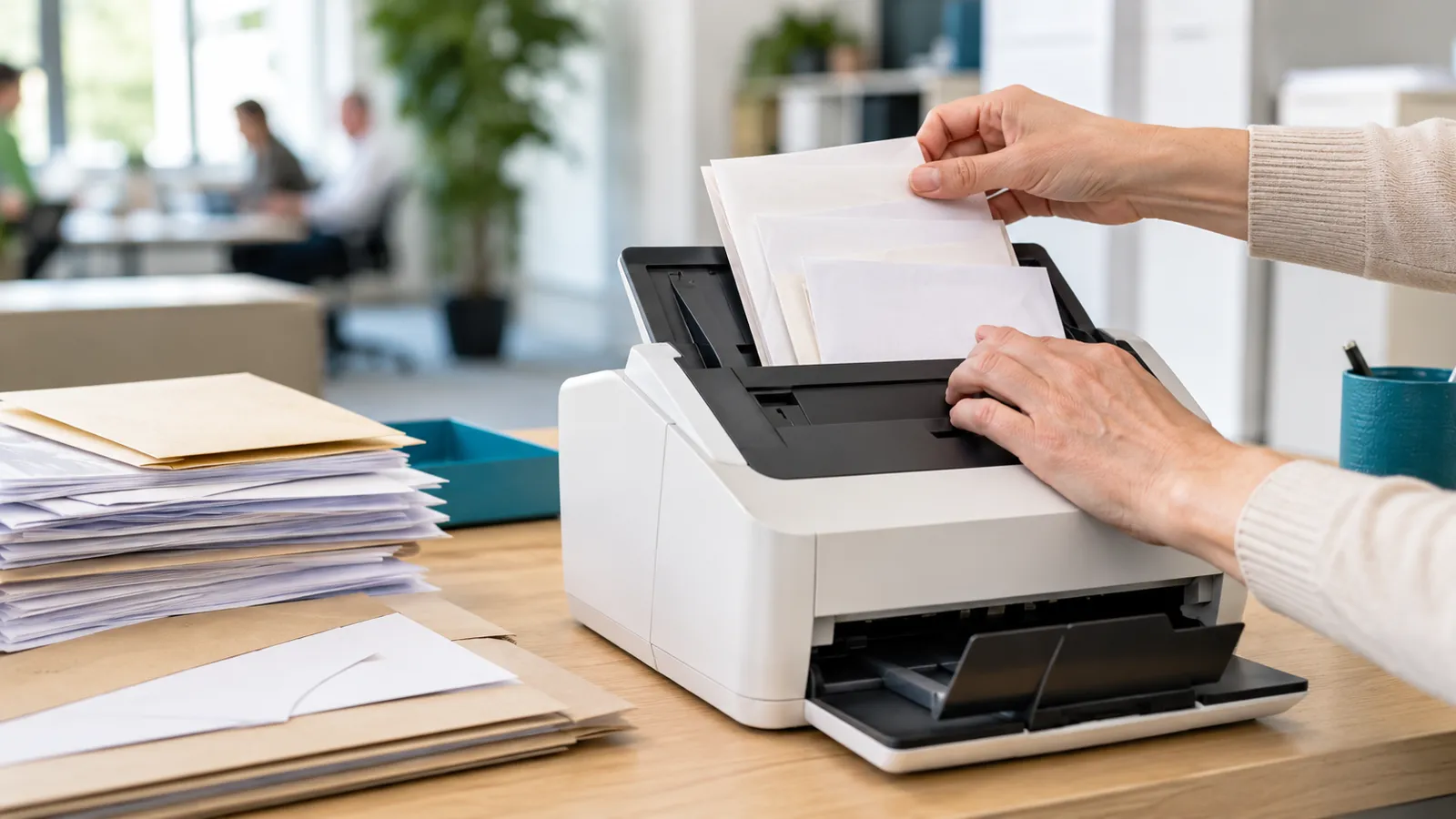 Testamentsvollstrecker arbeitet an einer Nachlassakte